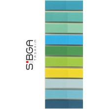 Color Note Sibga Tasarım 10 Renk 200 Yaprak Renkli Postit Sticker Yapışkanlı Not Kağıdı Post-It