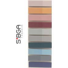 Color Note Sibga Tasarım 10 Renk 200 Yaprak Renkli Postit Sticker Yapışkanlı Not Kağıdı Post-It