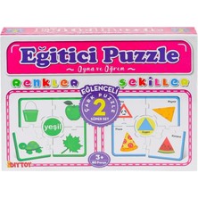 Mbb E-Ticaret 7194 Çark Puzzle Renkler Şekiller -