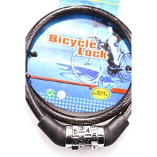 Mbb E-Ticaret Buffer® Çalınma Engelleyici 4 Haneli Şifreli 60 cm Halat Bisiklet Kilidi