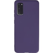 Mbb E-Ticaret Galaxy S20 Kılıf Nano Içi Kadife Silikon - Mor
