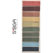 Sibga Tasarım Şeffaf Renkli Postit Post-It Post It. Kitap Ayracı Ayraç Postit Sticker Not Kağıdı 200 Yaprak