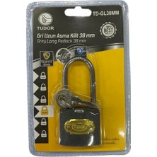 Mbb E-Ticaret Tudor 38 mm Uzun Gri Asma Kilit