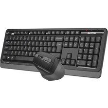 Mbb E-Ticaret A4 Tech FG1035 Gri Q mm 2.4g Kablosuz Klavye Mouse Set