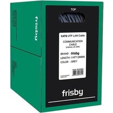 Mbb E-Ticaret Frısby FNW-CAT622 305MT 0.50MM 24AWG Cat6 Utp Kablo Gri