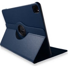 Mbb E-Ticaret iPad Pro 11 (2020) Kılıf 360 Tablet Deri Kılıf - Lacivert