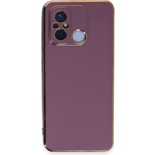 Mbb E-Ticaret Redmi 12C Kılıf Volet Silikon - Mor