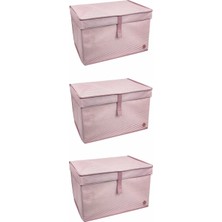 Mbb E-Ticaret Çok Amaçlı Düzenleyici Kutu Organizer Cırt Cırtlı Hurç Mega Plus Boy 40CM x 30CM x 70CM (3 Adet)