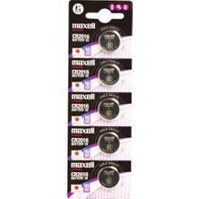 Mbb E-Ticaret Maxell CR2016 3V Lityum Düğme Pil 5’li Kartela 5 Adet