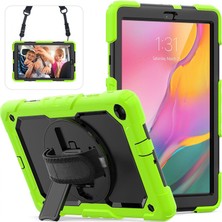 Mbb E-Ticaret Galaxy T510 Tab A 10.1 Kılıf Pars Tablet Kapak - Yeşil