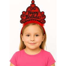 Mbb E-Ticaret Kırmızı Happy Birthday Prenses Tacı – Doğum Günü Taç Anessiworldesuarı