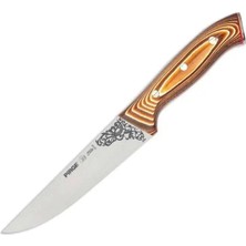Mbb E-Ticaret 32102 Elite Kurban, Kasap Bıçağı 16,5 cm - Kahverengi Perçinli Kompozit Sap