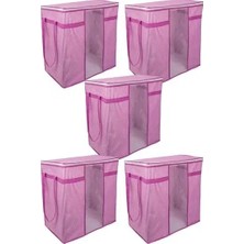 Mbb E-Ticaret 12 Adet Pencereli Hurç Mega Boy Çok Amaçlı Düzenleyici 40X40X75 cm 0256