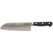 Mbb E-Ticaret 61950 - Sıcak Dövme Oluklu Santoku Şef Bıçağı 18 cm