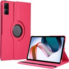 Mbb E-Ticaret Redmi Pad Se 4g Kılıf 360 Tablet Deri Kılıf - Pembe