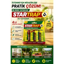 Mbb E-Ticaret Fly Catcher Sinek Yapışkanı Iç ve Dış Mekan Kullanımına Uygun