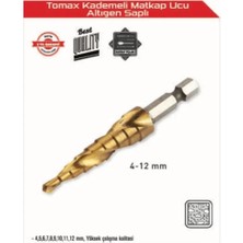Mbb E-Ticaret Kademeli Matkap Ucu 4-12 mm Arası - Altıgen Saplı