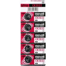 Mbb E-Ticaret Maxell CR2032 3V Lityum Düğme Pil 5'li Paket