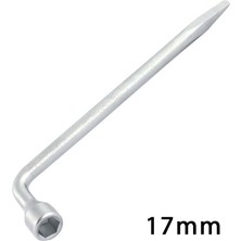 Mbb E-Ticaret L Pipo Tip Tek Kol Çelik Bijon Anahtarı 17MM