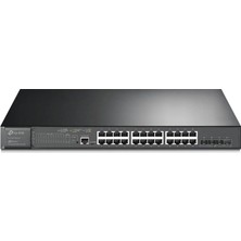 Mbb E-Ticaret Tp-Lınk Omada TL-SG3428XMP 24 Port Gıgabıt + 4X10GB Sfp Uplınk Yönetilebilir 384W Poe Rackmount Swıtch