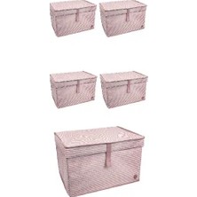 Mbb E-Ticaret Düzenleyici Kutu Organizer Cırtlı Saklama Hurç Maxi Boy 30CM x 40CM x 50CM (5 Adet)