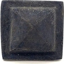 Mbb E-Ticaret Antika Tarz Dekoratif Pirinç Flanşlı Piramit Kabara - 29 Mm, Oksit