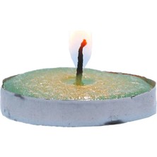 Mbb E-Ticaret Tea Lights Yeşil Mum 5 Li 1 Paket