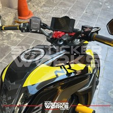 Sv Sticker Works Cfmoto NK250 Gen1 Depo Sticker Sarı Renk Sticker Etiket Modeli Svstıckerworks