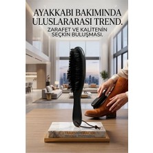 Mbb E-Ticaret Siyah Ahşap Süet Nubuk Ayakkabı Temizleme Fırçası 722946