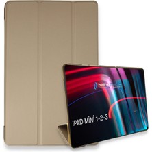 Mbb E-Ticaret iPad Mini 3 Kılıf Tablet Smart Kılıf - Gold