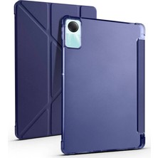 Mbb E-Ticaret Redmi Pad Se 4g Kılıf Kalemlikli Mars Tablet Kılıfı - Lacivert