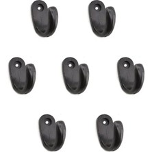 Mbb E-Ticaret Büyük Tekli Fincan Askı, Dekor Askısı - Siyah, 12X23X30 mm