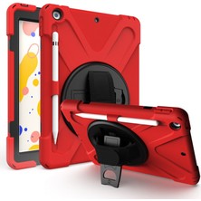 Mbb E-Ticaret iPad 5 Air 9.7 Kılıf Amazing Tablet Kapak - Kırmızı