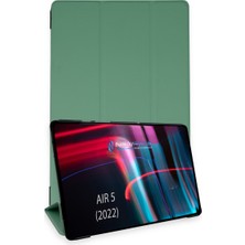 Mbb E-Ticaret iPad Air 5 (2022) Kılıf Tablet Smart Kılıf - Koyu Yeşil