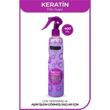 Mbb E-Ticaret Keratin Çift Fazlı Fön Suyu 400 ml Krem Etkisiyle Canlı Renkler