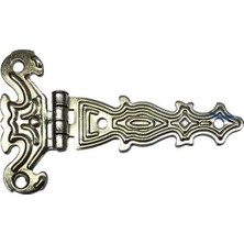 Mbb E-Ticaret Dekoratif, Sac Tek Kuyruklu Menteşe - 40X68 Mm, Küçük, Nikel, 1 Adet