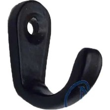 Mbb E-Ticaret Tekli Anahtar, Bijuteri, Vitrin, Dekor Askısı - Siyah, 10X18X22 mm