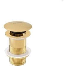 Fontana - Altın-Gold Sifon Üst Takımı (Tahliye Deliksiz) - Dr-05