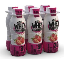 Tazelen 30 Gr Çilekli Whey Protein 6 Adet Doğal Protein Kaynağı %100 Doğal Üretim