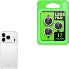 Tekno Grup Iphone 17 Pro Max Kamera Lens Koruyucu Cl-07 - Titanyum-Gümüş