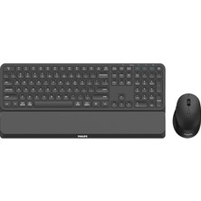 Altes Grup SPT6607 Bluetooth Kablosuz Dual Mod 2.4ghz + 2 Kanallı Türkçe Q Klavye & Mouse Set Siyah