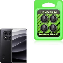 Tekno Grup Xiaomi Redmi Note 14 Pro 4g Kamera Lens Koruyucu Cl-07 - Siyah