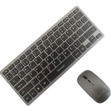Altes Grup 2in1 Kablosuz ve Bluetooth Türkçe Klavye Mouse Set Şarjlı - AL4285