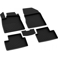 Altes Grup Autoaccessories Renault Clio 5 ile Uyumlu 4d Havuzlu Kauçuk Paspas 2019 ve Üstü