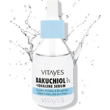 Altes Grup Retinol Alternatifi Bakuchiol%1 ve Squalene Cilt Serumu, Kırışıklık Karşıtı, Cilt Onarıcı, Sıkılaştırıcı, Hücre Yenileyici, Vegan, Gündüz ve Gece Serumu, 30 ml