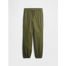 Gap Erkek Çocuk Haki Twill Kargo Jogger Pantolon