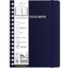 Altes Grup Bene Spiralli Premium Sert Kapak Defter, 14.8X21 Cm, Çizgili