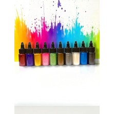 Altes Grup Epoksi Bazlı Parlak Sıvı Sedefli Pigment 10 Renk x 30 gr Boya