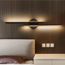 Altes Grup Avize Asya Modern Tasarım Siyah Renk Gün Işığı Ledli Banyo - Mutfak - Salon LED Duvar 2 Li Aplik