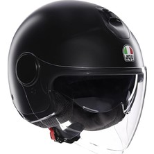 Altes Grup Eteres Motosiklet Kaskı Açık Kask Mono Matt Black Xs
